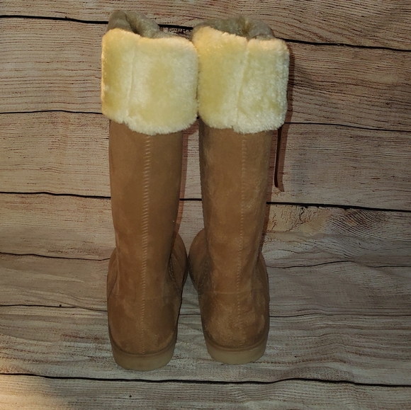 🎄Tall fluffy winter boots - Picture 3 of 5